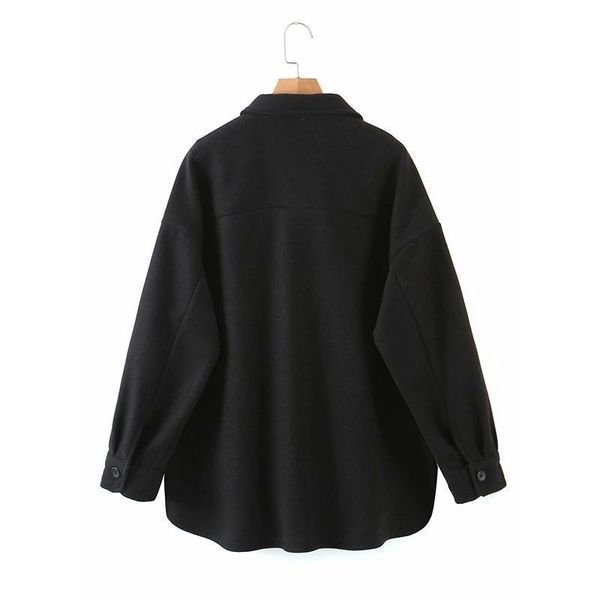 women's jackets wixra womens solid woolen shirt jacket coat ladies pockets thick turn down collar casual female outerwear mbvb, Black;brown
women's jackets wixra womens solid woolen shirt jacket coat ladies pockets thick turn down collar casual female outerwear mbvb, Black;brown