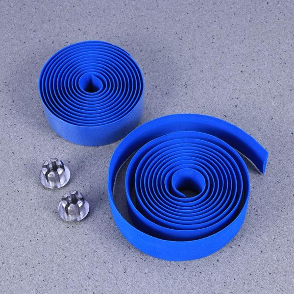 bike handlebars &components 1pair handlebar tape wrap road lightest bar ribbon cork with end plugs and self-adhesive strips(dark blue)
bike handlebars &components 1pair handlebar tape wrap road lightest bar ribbon cork with end plugs and self-adhesive strips(dark blue)