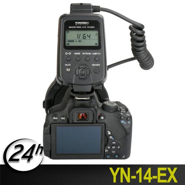yongnuo yn-14exl ring type double lamp macro flash large-size led display for 5ds 5dsr 760d 5d mark iii 7d 60d 70d 700d flashes
yongnuo yn-14exl ring type double lamp macro flash large-size led display for 5ds 5dsr 760d 5d mark iii 7d 60d 70d 700d flashes