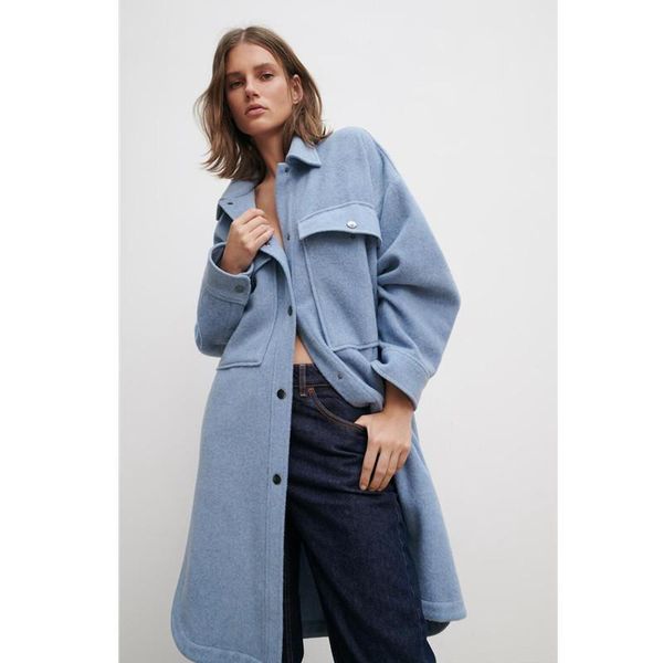 women's wool & blends women elegant long coat solid color sleeve chic outerwear ladies overcoat autumn winter 2021blends coats, Black
women's wool & blends women elegant long coat solid color sleeve chic outerwear ladies overcoat autumn winter 2021blends coats, Black