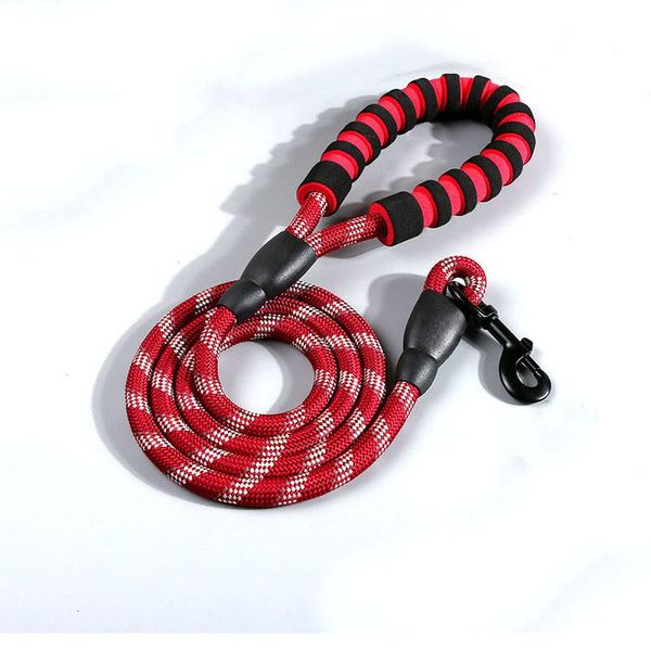 dog collars & leashes reflective large leash nylon rope pet lead mountain climbing training for medium big dogs soft foam handle
dog collars & leashes reflective large leash nylon rope pet lead mountain climbing training for medium big dogs soft foam handle