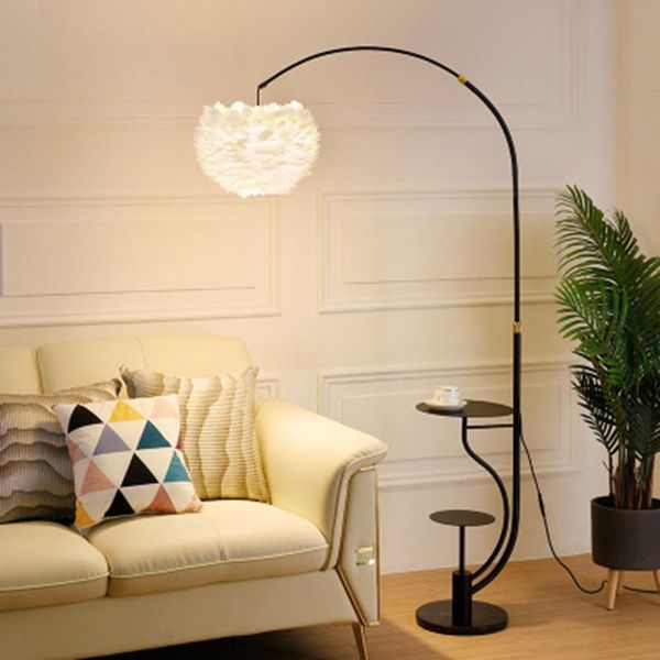 floor lamps romantic feather lamp, sofa vertical table lamp for living room bedroom bedside led with coffee
floor lamps romantic feather lamp, sofa vertical table lamp for living room bedroom bedside led with coffee
