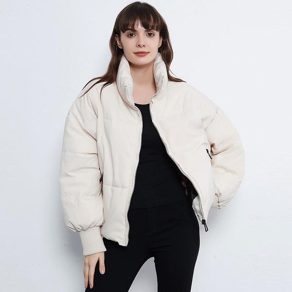 women's down & parkas 2021 solid color fashion winter parka women long sleeve zipper thick warm coat casual jacket with pockets1, Black
women's down & parkas 2021 solid color fashion winter parka women long sleeve zipper thick warm coat casual jacket with pockets1, Black