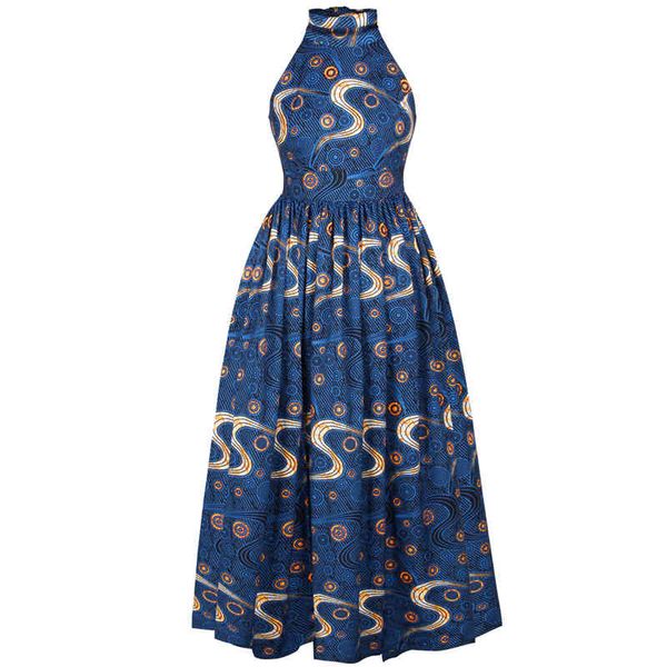 woman dress african dashiki print long casual women dresses ethnic style vintage high waist party halter robe 210524, Red
woman dress african dashiki print long casual women dresses ethnic style vintage high waist party halter robe 210524, Red