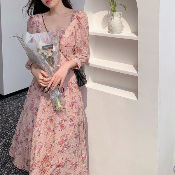 casual dresses summer 2021 slim women french retro niche long square collar chiffon first love girls clothes hfwx, Black;gray
casual dresses summer 2021 slim women french retro niche long square collar chiffon first love girls clothes hfwx, Black;gray