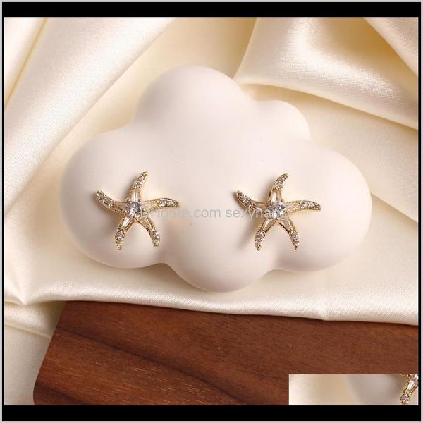 earrings drop delivery 2021 korean design fashion jewelry exquisite copper inlaid zircon small starfish students daily wild female earring s, Golden;silver
earrings drop delivery 2021 korean design fashion jewelry exquisite copper inlaid zircon small starfish students daily wild female earring s, Golden;silver
