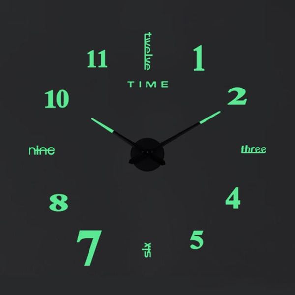 wall clocks luminous home decor decoration mirror stickers 3d diy clock modern mute large
wall clocks luminous home decor decoration mirror stickers 3d diy clock modern mute large