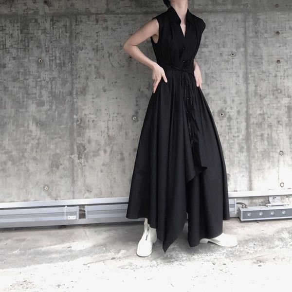 casual dresses white shirt dress 2021 long dark wind mid-calf irregular sleeveless platycodon grandiflorum summer, Black;gray
casual dresses white shirt dress 2021 long dark wind mid-calf irregular sleeveless platycodon grandiflorum summer, Black;gray