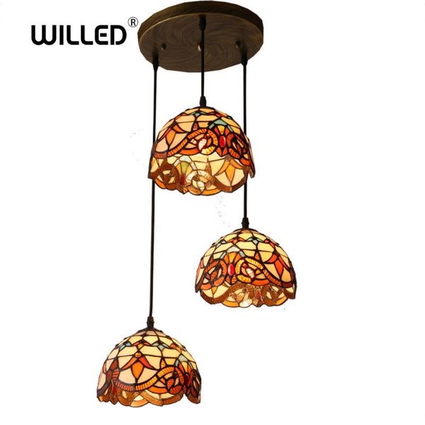 european tiffany chandelier e27 sun flower vintage shell mediterranean 3 line head lamp balcony aisle home decoration chandeliers
european tiffany chandelier e27 sun flower vintage shell mediterranean 3 line head lamp balcony aisle home decoration chandeliers