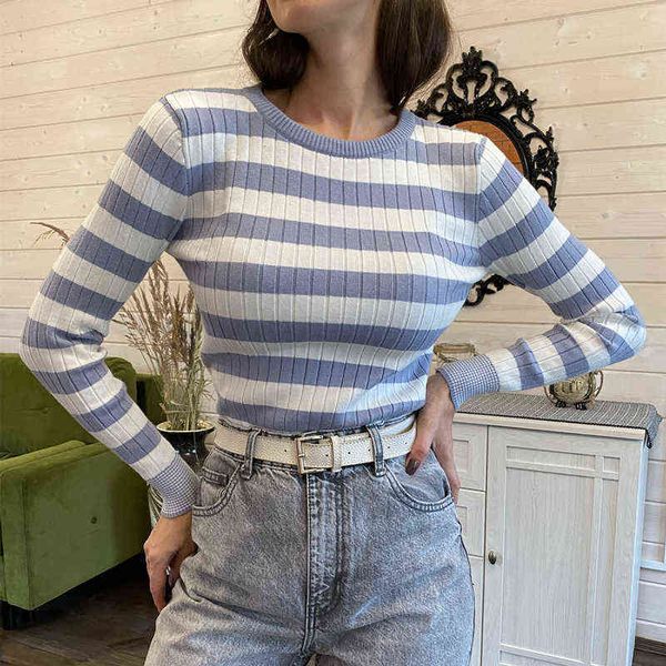 colorfaith new 2021 spring autumn women's sweaters pullover slim bottoming knitted striped vintage korean lady wild sw6690 y1110, White;black
colorfaith new 2021 spring autumn women's sweaters pullover slim bottoming knitted striped vintage korean lady wild sw6690 y1110, White;black