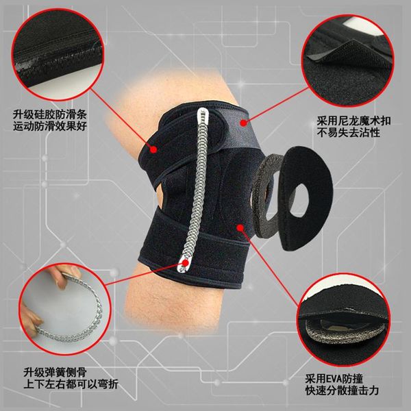 elbow & knee pads 1pc adjustable double spring support patella pad hole sport fitness gym compression calf cycling basketball outdoor kneepa, Black;gray
elbow & knee pads 1pc adjustable double spring support patella pad hole sport fitness gym compression calf cycling basketball outdoor kneepa, Black;gray