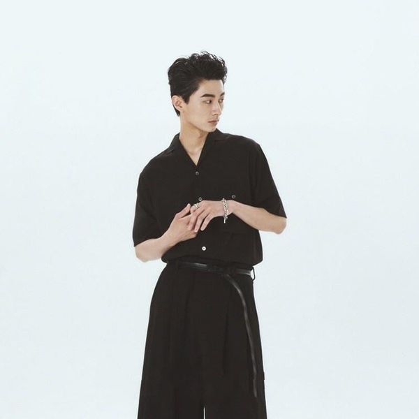 men's casual shirts vintage male short sleeve loose pullover japan streetwear shirt men 2 pieces sets suits shorts, White;black
men's casual shirts vintage male short sleeve loose pullover japan streetwear shirt men 2 pieces sets suits shorts, White;black