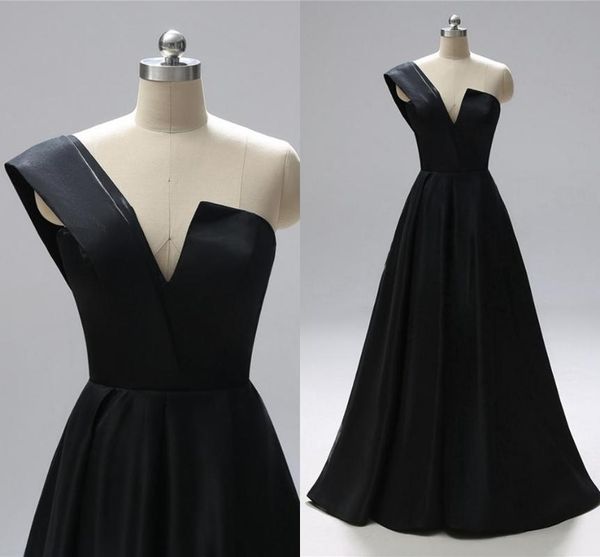 party dresses vintage black a-lien satin evening long one shoulder v-neck formal dress 2021 prom gowns vestidos de festa, White;black
party dresses vintage black a-lien satin evening long one shoulder v-neck formal dress 2021 prom gowns vestidos de festa, White;black