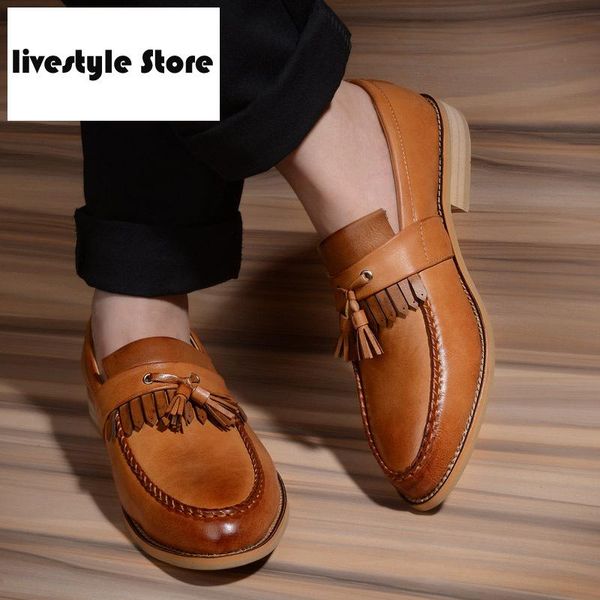 trend men fashion tassel decorated leather loafers british style vintage slip on moccasins flats oxford shoes dress, Black
trend men fashion tassel decorated leather loafers british style vintage slip on moccasins flats oxford shoes dress, Black