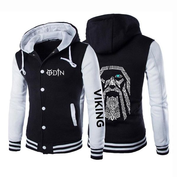 men's hoodies & sweatshirts viking graphic 2021 men spring autumn casual baseball uniform coat bomber jacket rib sleeve clothing fleece, Black
men's hoodies & sweatshirts viking graphic 2021 men spring autumn casual baseball uniform coat bomber jacket rib sleeve clothing fleece, Black