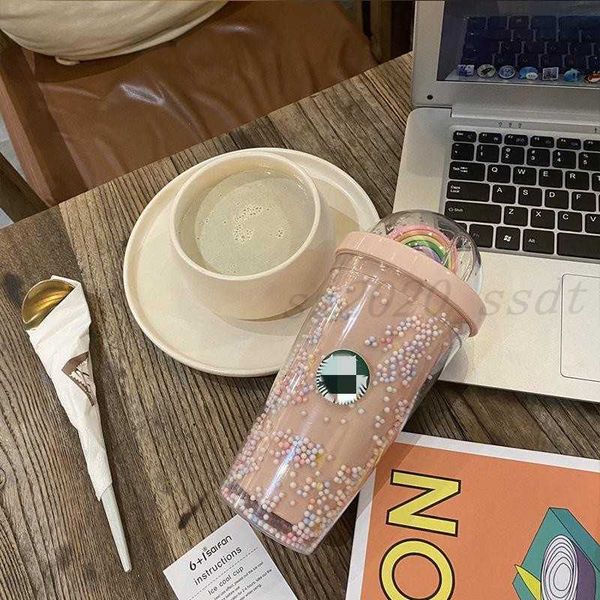 450ml cute rainbow starbucks cup double plastic with straws pet material for kids girlfirend for gift productsf57v
450ml cute rainbow starbucks cup double plastic with straws pet material for kids girlfirend for gift productsf57v