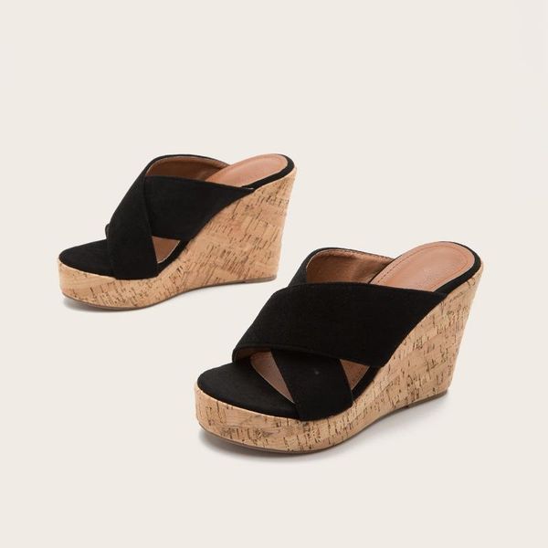 slippers big size women summer slides shoes low on a wedge square heel pantofle platform block 2021 hoof heels pu scandals rome, Black
slippers big size women summer slides shoes low on a wedge square heel pantofle platform block 2021 hoof heels pu scandals rome, Black