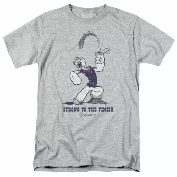 popeye strong to the finish t shirt mens licensed idw comics tee sport gray, White;black
popeye strong to the finish t shirt mens licensed idw comics tee sport gray, White;black