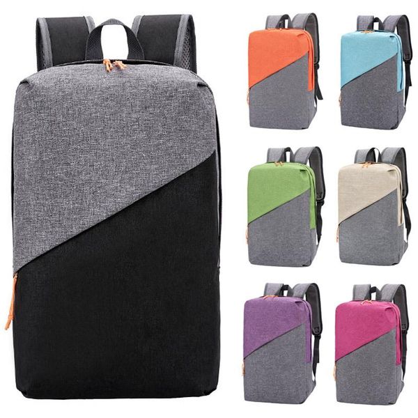 fashion contrast color backpack men and women large capacity students lapcomputer school bag
fashion contrast color backpack men and women large capacity students lapcomputer school bag