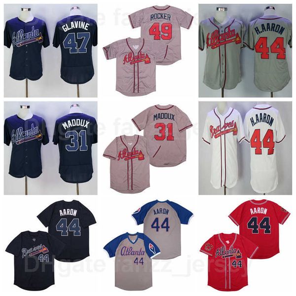 1974 1999 vintage 44 hank aaron baseball retro jersey 47 glavine 49 john rocker pullover cooperstown all stitched flexbase grey white red na, Blue;black
1974 1999 vintage 44 hank aaron baseball retro jersey 47 glavine 49 john rocker pullover cooperstown all stitched flexbase grey white red na, Blue;black
