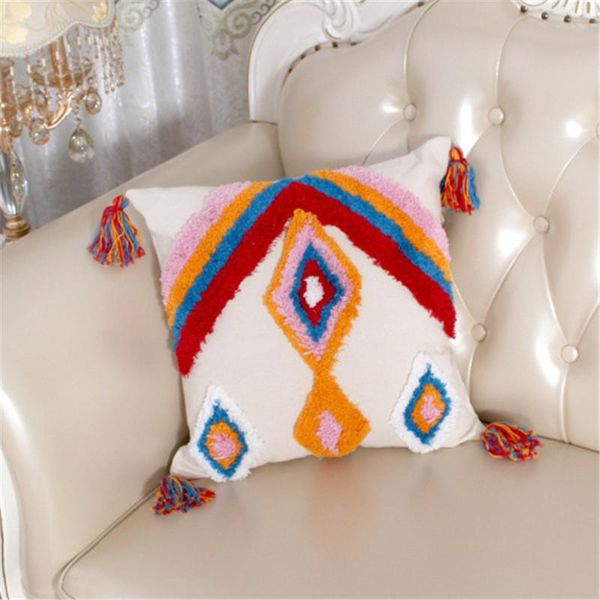 45x45cm geometric tufted cotton embroidery pillowcase lace tassel sofa cushion cover home decore throw pillows cushion/decorative pillow
45x45cm geometric tufted cotton embroidery pillowcase lace tassel sofa cushion cover home decore throw pillows cushion/decorative pillow