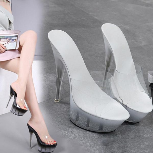 large size super high heel slippers 41 ladies shoes summer style 14cm stiletto women, Black
large size super high heel slippers 41 ladies shoes summer style 14cm stiletto women, Black