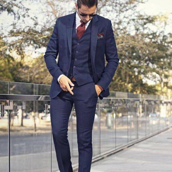 men's & blazers slim fit men suits for navy blue wedding prom tuxedos 3 piece man suit jacket pants vest set notched lapel male clothes, White;black
men's & blazers slim fit men suits for navy blue wedding prom tuxedos 3 piece man suit jacket pants vest set notched lapel male clothes, White;black