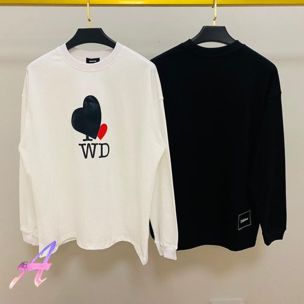 men's t-shirts we11done long sleeve t shirt men women 3d foam printing sweatshirt leather heart stitching letters welldone tshi, White;black
men's t-shirts we11done long sleeve t shirt men women 3d foam printing sweatshirt leather heart stitching letters welldone tshi, White;black
