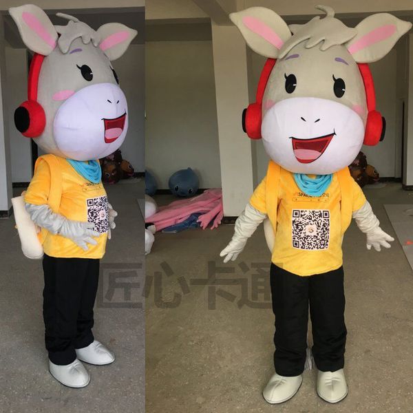 mascot costumes costume donkey cartoon character mascot costume mascot custom products for halloween party advertising event, Red;yellow
mascot costumes costume donkey cartoon character mascot costume mascot custom products for halloween party advertising event, Red;yellow