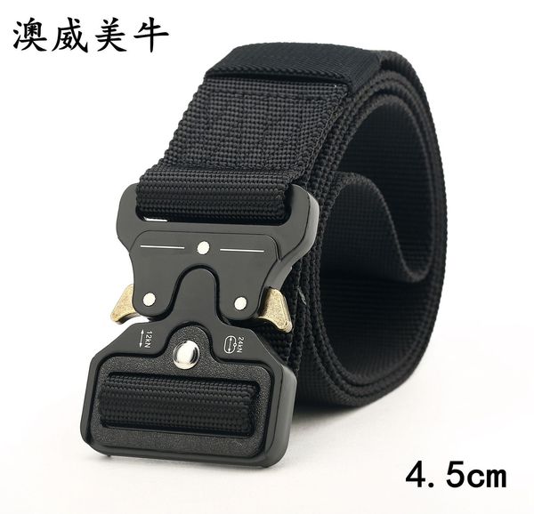 durable fashion the felt 4.5cm military training belt nylon tactical cs from 300, Black;brown
durable fashion the felt 4.5cm military training belt nylon tactical cs from 300, Black;brown
