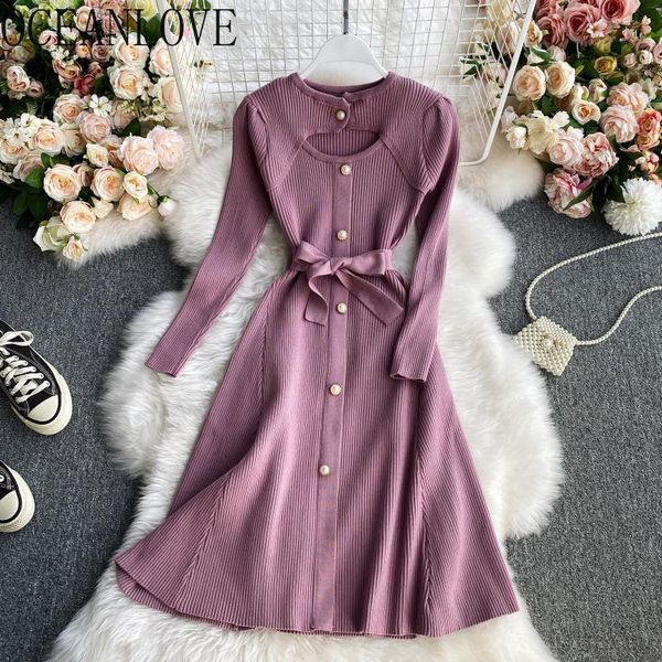 casual dresses oceanlove a-line solid vestidos hollow out knitted robes hiver high waist 2021 autumn winter midi women 18926, Black;gray
casual dresses oceanlove a-line solid vestidos hollow out knitted robes hiver high waist 2021 autumn winter midi women 18926, Black;gray