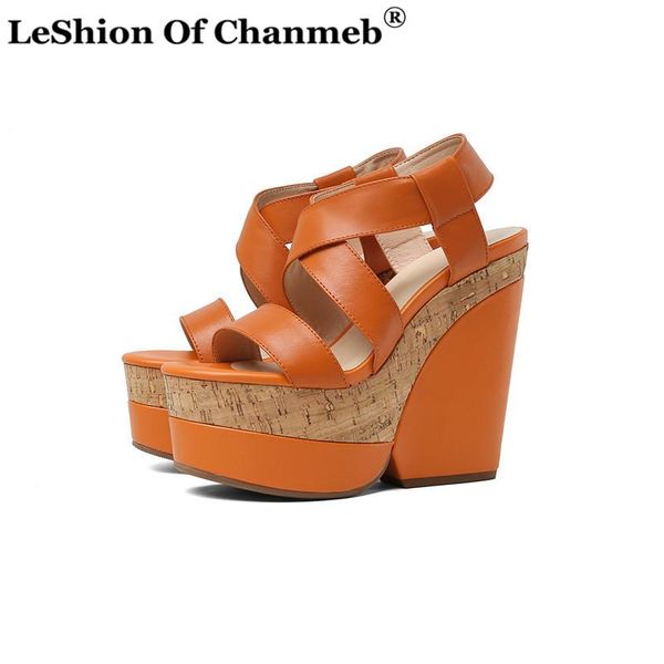 fashion chunky heels gothic shoes women's genuine leather cross strap platforms sandals women ladies summer sandalias, Black
fashion chunky heels gothic shoes women's genuine leather cross strap platforms sandals women ladies summer sandalias, Black