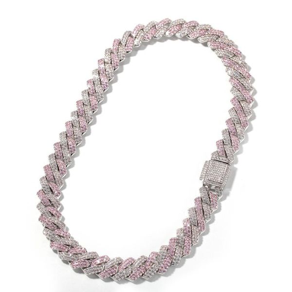 bangle pink and white colorful zircon hip hop necklace fashion personality cuba, Black
bangle pink and white colorful zircon hip hop necklace fashion personality cuba, Black