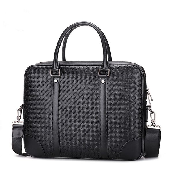 briefcase business handbag, men's bag, leather , soft , multi-function leisure woven cross shoulder bag
briefcase business handbag, men's bag, leather , soft , multi-function leisure woven cross shoulder bag