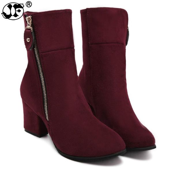 boots women flock mid calf zipper pointed toe high heel winter female shoes size 35-41 solid botas mujer fgb890, Black
boots women flock mid calf zipper pointed toe high heel winter female shoes size 35-41 solid botas mujer fgb890, Black