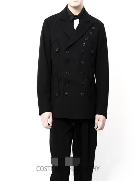 men's suits & blazers spring and autumn double-breasted lapel design black long-sleeved suit jacket slim multi-button, White;black
men's suits & blazers spring and autumn double-breasted lapel design black long-sleeved suit jacket slim multi-button, White;black