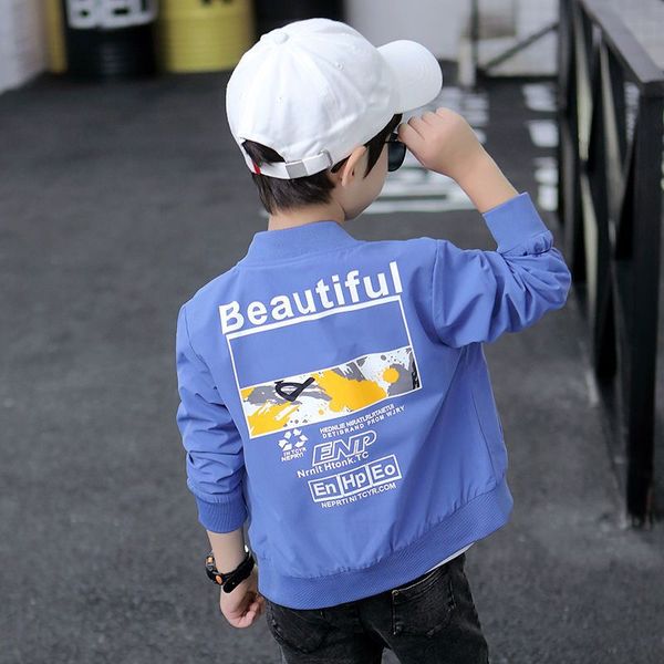 boys jackets spring and autumn boy coat teenage clothing fashion letter print childrens jacket thin outerwear clothes, Blue;gray
boys jackets spring and autumn boy coat teenage clothing fashion letter print childrens jacket thin outerwear clothes, Blue;gray