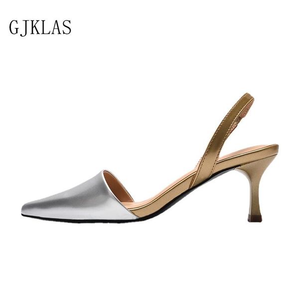 sandals kitten heels shoes women pointed toe closed womens elegant korean fashion summer silver, Black
sandals kitten heels shoes women pointed toe closed womens elegant korean fashion summer silver, Black