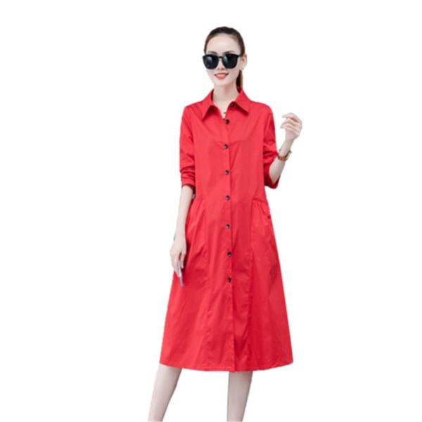 plus size 4xl red windbreaker jacket women loose 2021 spring autumn long lapel thin over the knee women's coat 963 trench coats, Tan;black
plus size 4xl red windbreaker jacket women loose 2021 spring autumn long lapel thin over the knee women's coat 963 trench coats, Tan;black