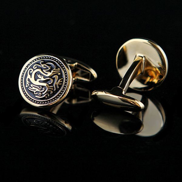 kflk jewelry french shirt cufflink for mens brand chinese dragon cuff link luxury wedding button gold guests, Silver
kflk jewelry french shirt cufflink for mens brand chinese dragon cuff link luxury wedding button gold guests, Silver