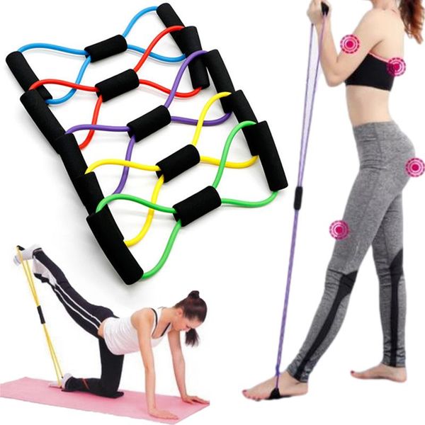 yoga resistance exercise bands 8 word chest expander fitness elastic muscle training tubing tension rope sports
yoga resistance exercise bands 8 word chest expander fitness elastic muscle training tubing tension rope sports