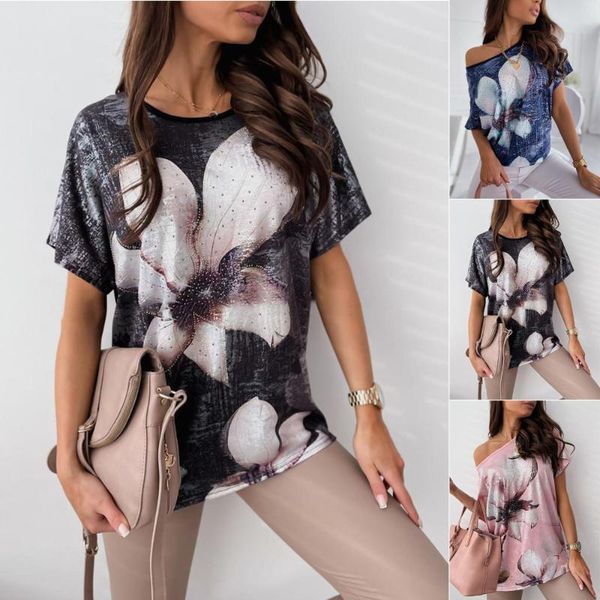 women's t-shirt women summer fashion floral print tshirt femme casual o-neck short sleeve loose graphic tee mujer tshirts streetwea, White
women's t-shirt women summer fashion floral print tshirt femme casual o-neck short sleeve loose graphic tee mujer tshirts streetwea, White