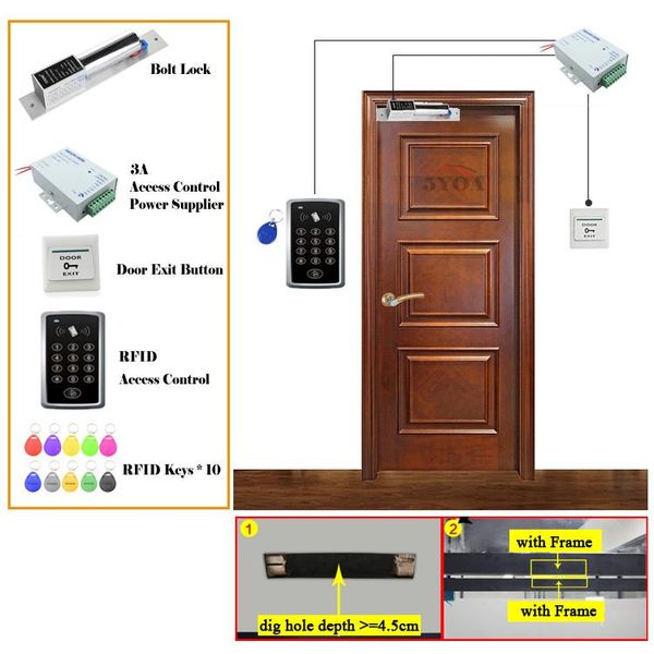 access control system kit wooden glasses door set eletric magnetic lock id card keytab power supplier exit button fingerprint
access control system kit wooden glasses door set eletric magnetic lock id card keytab power supplier exit button fingerprint