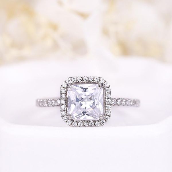 cluster rings sterling silver inlaid square wedding engagement bridal for women party lover jewelry, Golden;silver
cluster rings sterling silver inlaid square wedding engagement bridal for women party lover jewelry, Golden;silver