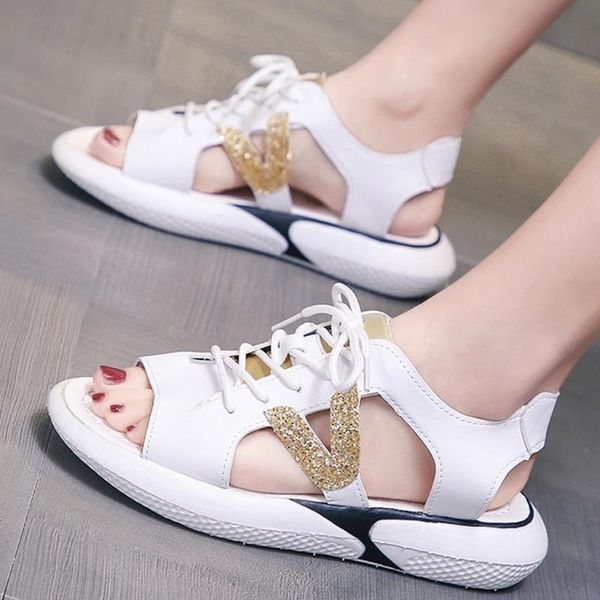 summer ladies lace up soft sandals 2021 woman slip on flat platform shoes fashion outdoor casual beach slippers plus size, Black
summer ladies lace up soft sandals 2021 woman slip on flat platform shoes fashion outdoor casual beach slippers plus size, Black