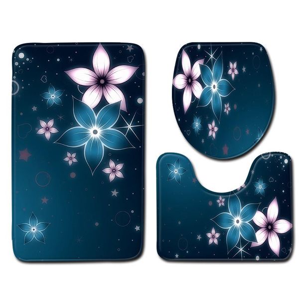 bath mats floral pattern toilet seat cover cushion non-slip bathroom decoration three-piece carpet
bath mats floral pattern toilet seat cover cushion non-slip bathroom decoration three-piece carpet