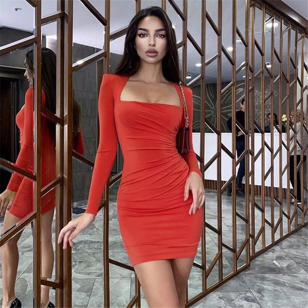 casual dresses spring autumn causal women elegant retro stylish trendy long sleeve square collar shoulder pad skinny draped mini dress, Black;gray
casual dresses spring autumn causal women elegant retro stylish trendy long sleeve square collar shoulder pad skinny draped mini dress, Black;gray