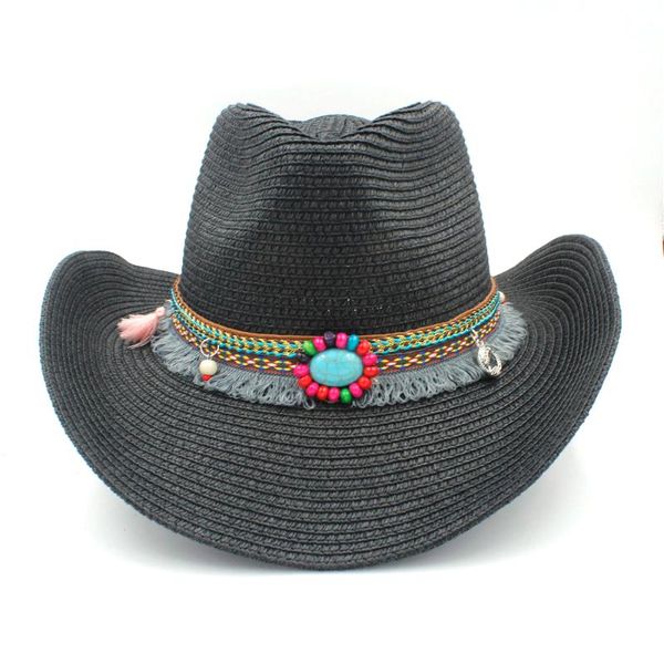 stingy brim hats women men summer straw sun hat with roll up wide western cowboy jazz dad tassel sombrero beach sunhat, Blue;gray
stingy brim hats women men summer straw sun hat with roll up wide western cowboy jazz dad tassel sombrero beach sunhat, Blue;gray