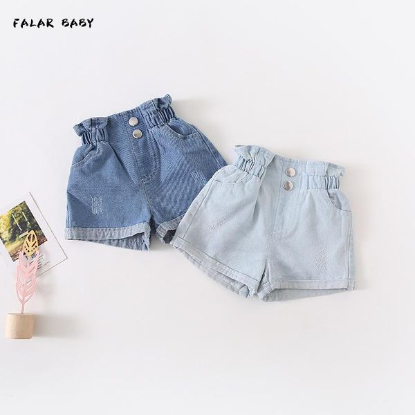 girls summer high waist bud denim shorts baby roll edge pull break pants toddler kids casual short jeans trousers, Black
girls summer high waist bud denim shorts baby roll edge pull break pants toddler kids casual short jeans trousers, Black
