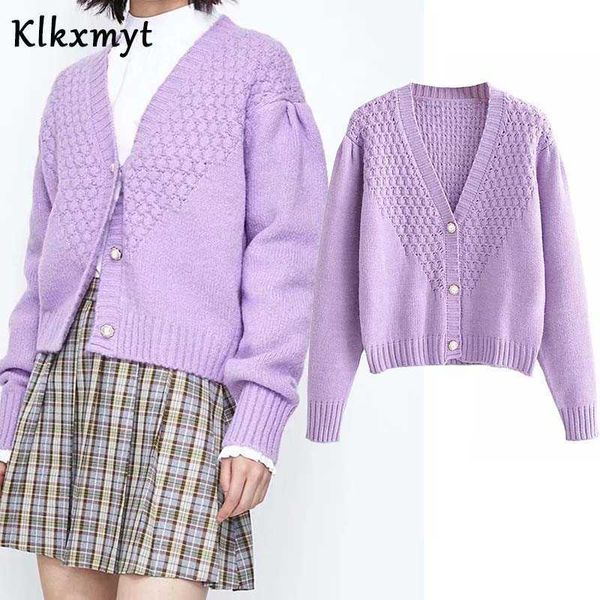 klkxmyt knitted za cardigan sweater women fashion pearl button cropped vintage long sleeve female outerwear chic 210527, White
klkxmyt knitted za cardigan sweater women fashion pearl button cropped vintage long sleeve female outerwear chic 210527, White